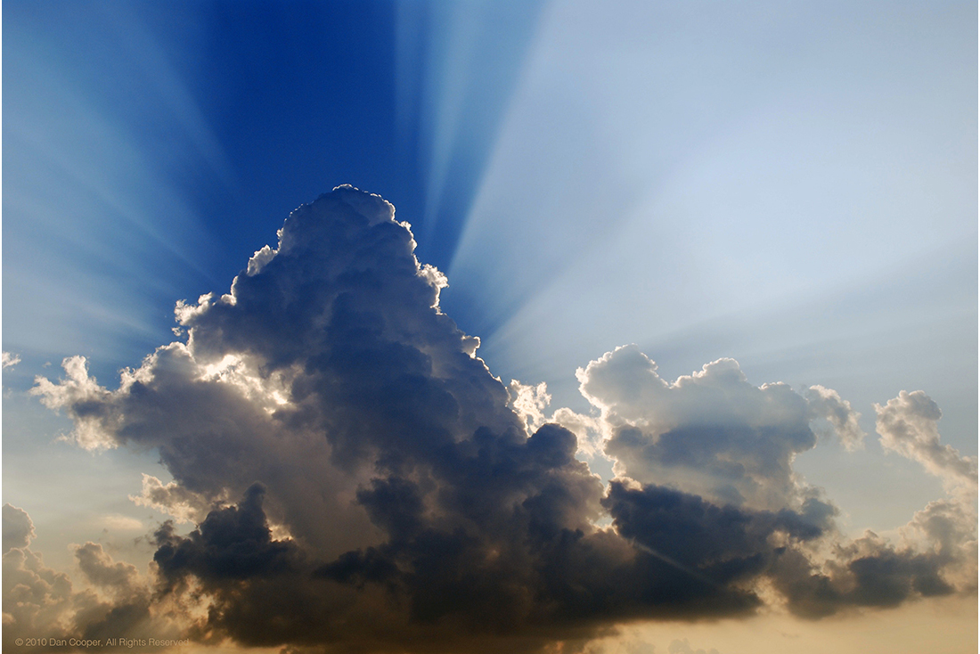 Sunrays from Cumulus